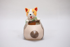  Saras Aajeevika, Handcrafted Hand Painted polyresin Double Diary Squirrel-Pot Succulent Pot Garden PlanterǀFigurineǀShowpiece for Home Decor,Table Decor & Home Décor,Anti-Corrosion.