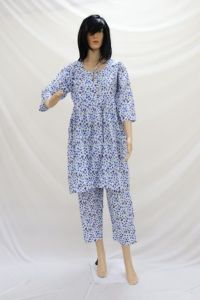 Night Suit W & Dark Blue