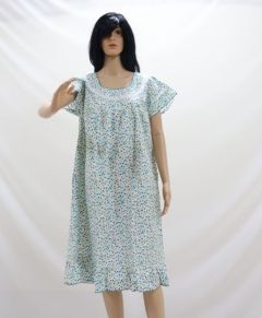  Small Booti Flower Blue And Brown - S Size