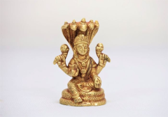 Brass Idol Figurine Red Maa Lakshmi | SHG Product | Uttar Pradesh | Devotional | Traditional | Auspicious 