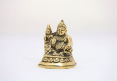 Brass Idol Figurine Lakshmi and Kuber Set Black | SHG Product | Uttar Pradesh | Devotional | Traditional | Auspicious | Small