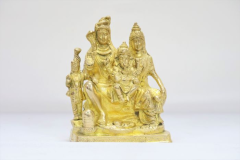 Lord Shiv Family Brass Idol | SHG Product | Uttar Pradesh | Devotional | Traditional | Auspicious