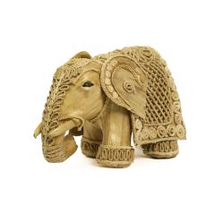 Handmade Jute Elephant || Natural Color || 12 inch || Saras Aajeevika