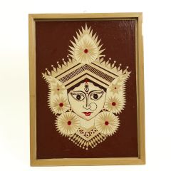 Bamboo Wall Hanging Frame Goddess Durga 16*12 inch || Saras Aajeevika