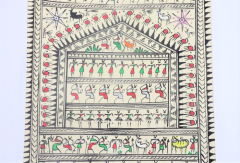  Pattachitra T Silk Tribal 11"*8" (6)