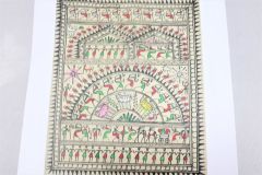  Pattachitra T Silk Tribal 11"*8" (4)