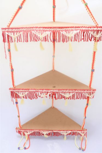  Multi-Color Macrame Corner | Handcrafted from Punjab | Home Decor| Wall Decore | Handmade Wall Hanging
