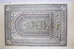  Pattachitra T Silk Tribal 18 x 12 Inch