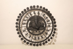 Handcrafted Warli Art Metal Wall Hanging | Tribal Dance Motif | SHG Artisan Product