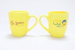 Khurja Souvenir Mug (Set of 2) Yellow || Saras Aajeevika 