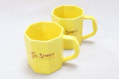 Khurja Souvenir Mug (Set of 2) Yellow || Made by Rural SHG || Saras Aajeevika