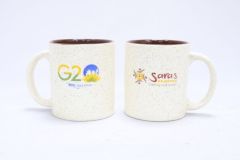 Khurja Souvenir Mug (Set of 2)|Handmade mugs | Kitchenware |Home Essentials | White