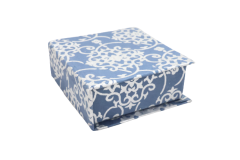 Diary Slip Box Blue And White 4"× 4" || Saras Aajeevika