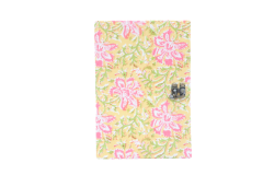 Handmade Lock Diary | Yellow & Red Fabric Cover | 10 Inch | SHG Product