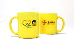Khurja Souvenir Mug (Set of 2) Yellow 2 || Saras Aajeevika