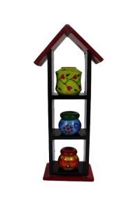 House Pot 3 Step Yellow | Toy for Kids | Handmade Toys | Wooden Toys | Home Decor