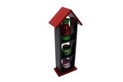 SARAS Aajeevika | Wooden Toy | House Pot 3 steps | SHG Product | Karnataka | Channapatna Toy
