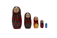 Mother Baby Red Brown | Toy for Kids | Handmade Toys | Wooden Toys | Home Decor