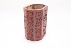 SARAS Aajeevika, Handcrafted | Wooden Pen Stand | SHG Product | Punjab | Natural Wood | Eco-Friendly || Saras Aajeevika