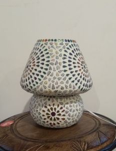 Table Lamp Blue Pottery 9