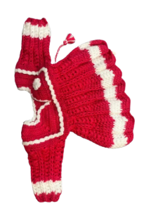 KIDS DRESS SET GAJRI & WHITE | Kids Fashion | Kids Winterwear | Handmade Sweater | Red and White