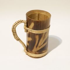 Bamboo Beer Mug || Brown || Saras Aajeevika
