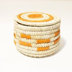 Jute Big Round Box || Brown || Saras Aajeevika