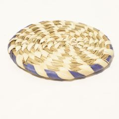 Jute Coaster || Brown Blue || Saras Aajeevika