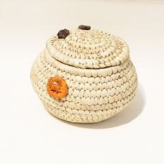 Jute Chakri Basket || Brown || Saras Aajeevika