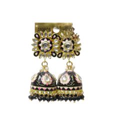 Jali Cutting Pan Shape Earring || 3 colour Variant || Saras Aajeevika