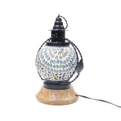 Blue Pottery Round Lalten || Saras Aajeevika