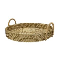 Fruit Basket Cane & Bamboo Round Shaped Brown Colour || Brown || Saras Aajeevika