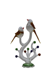  Glass Birds Set Multicolour
