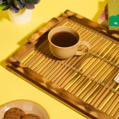  Bamboo Tray Medium Wooden 14×11 Inch
