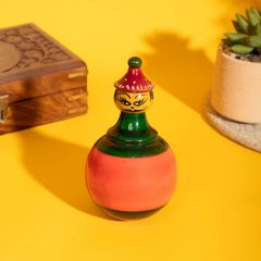 Balancing Doll Big Orange & Green | Toy for Kids | Handmade Toys | Wooden Toys