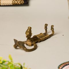 Dhokra Art Brass Reading Lady | Brass Figurine | Dhokra Art | Home Décor