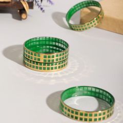 Glass Bangle Check (Set of 4 ) || Saras Aajeevika