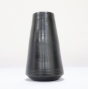  Black Pottery Flower Vase Cone Shape