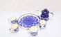 Khurja Pottery Murli Mug Tea Set White & Blue Color Big 2 || Saras Aajeevika