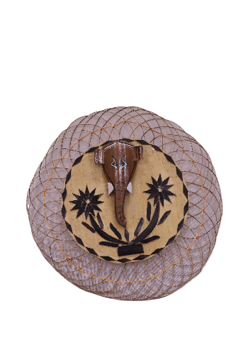  Bamboo Hanging Ganpati Round 11In