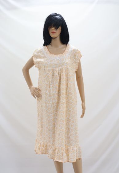 L N Orange Leaf Flower - XL size