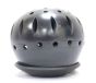 SARAS Aajeevika, Handcrafted | Black Pottery Tea Light Lamp | SHG Product | Uttar Pradesh | Black Pottery from Fine Clay | Black Colour