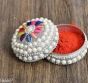 Sindoor Box for Gift with Tilak Stick Pooja Articles Gifting Moti Dibbi