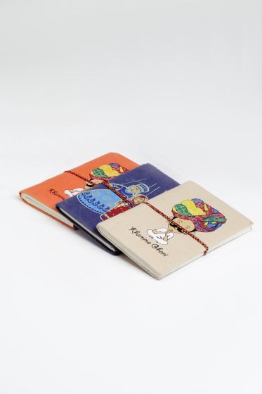 Diary Bahi Style || 7 Inch || Red, Blue & Grey Colors || Set of 3 ...