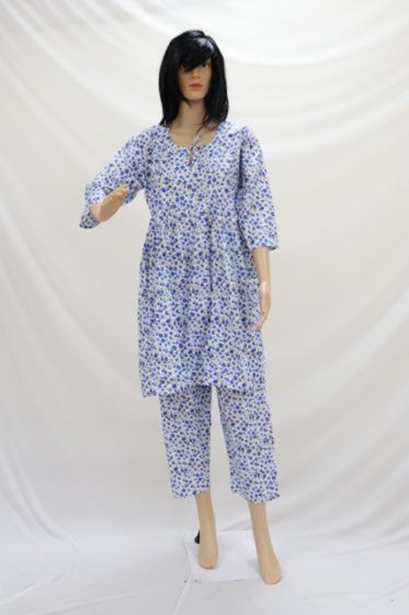 Night Suit W & Dark Blue