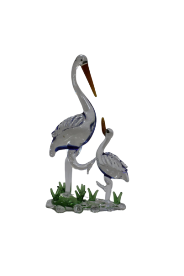  Glass Swan Set Multicolour