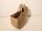 Ladies Bag Water Hyacinth Fibre U Shaped Natural Colour