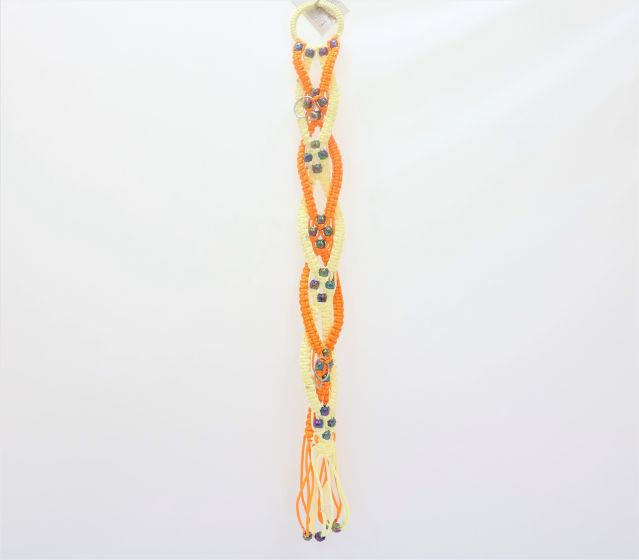  Vibrant Macrame Key Holder from Punjab | Home Décor | Macrame Wall Décor | Multi Color