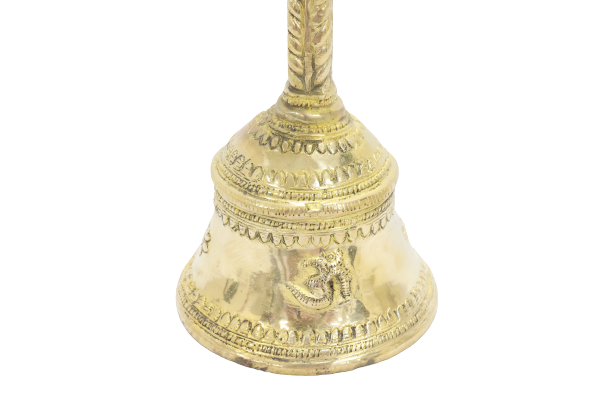 Antique Brass Puja Ghanta | Handcrafted | Antique Figurine | Brass Work | Indian Festival Celebration | Home Essentials