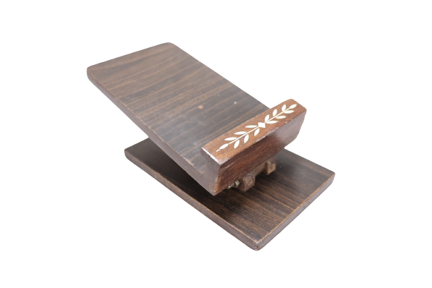 SARAS Aajeevika, Handcrafted | Wooden Mobile Stand | SHG Product | Punjab | Natural Wood | Eco-Friendly